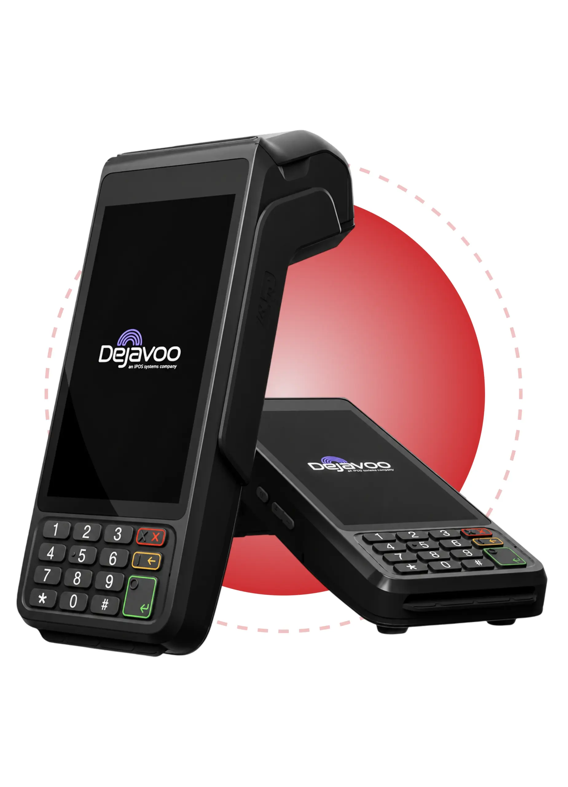 Dejavoo P3 PIN pad payment terminal with color display, physical keypad, and secure connectivity