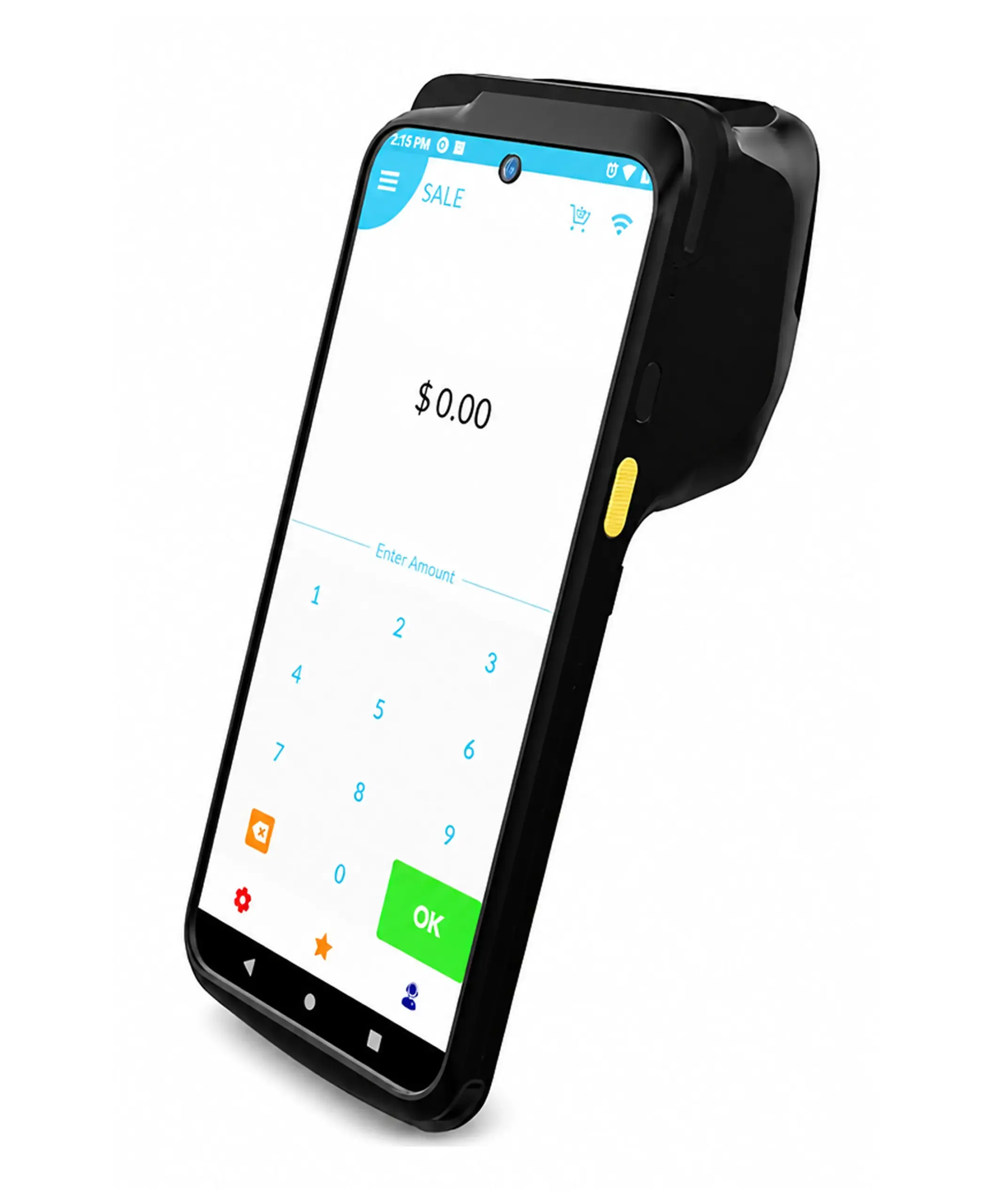 Dejavoo P8 PIN pad payment terminal with touchscreen, secure keypad, and flexible connectivity
