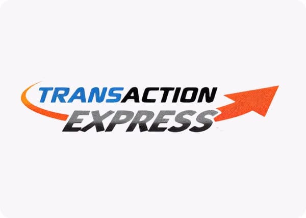 Transaction Quick and secure payment processing logo for TransAction Express at Host Merchant Services.