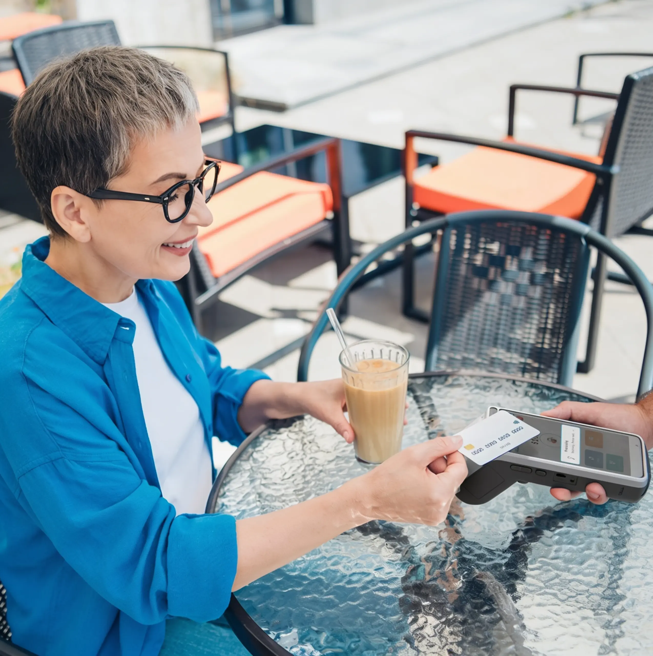 Dejavoo QD2 countertop payment terminal supporting secure pre-authorization and transaction completion