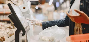 Mobile point of sale kiosk for seamless payment processing in retail environments.