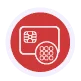Secure payment processing icon representing Host Merchant Services solutions.