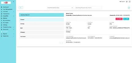 Host Merchant Services payment processing dashboard for secure business transactions.