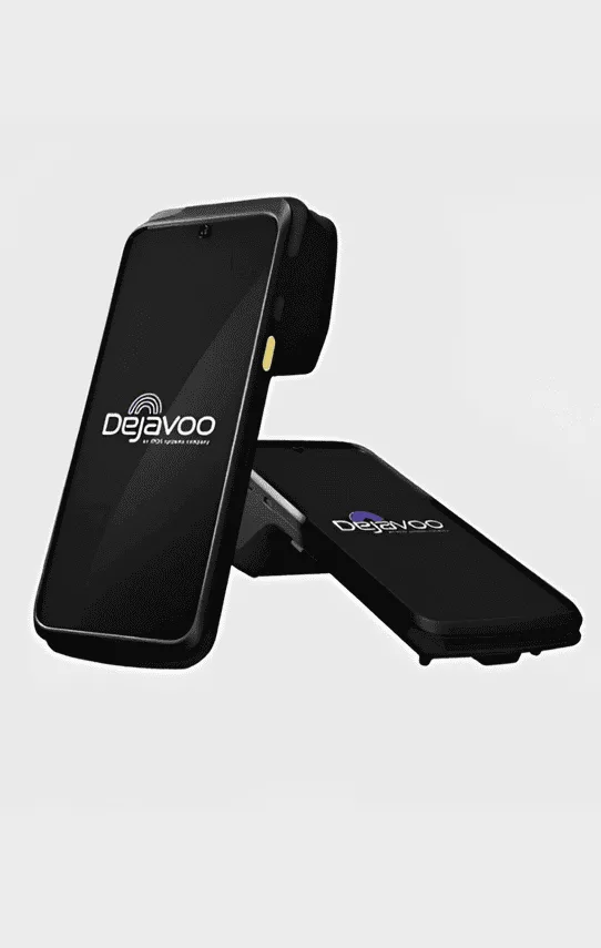Contactless payment terminal by Dejavo for Host Merchant Services.