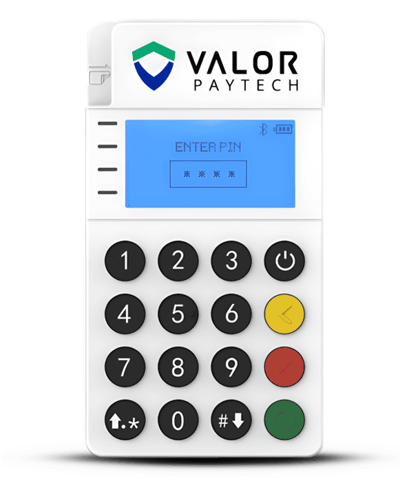 Accepts payment transactions for Host Merchant Services through Valor PayTech device, secure processing.
