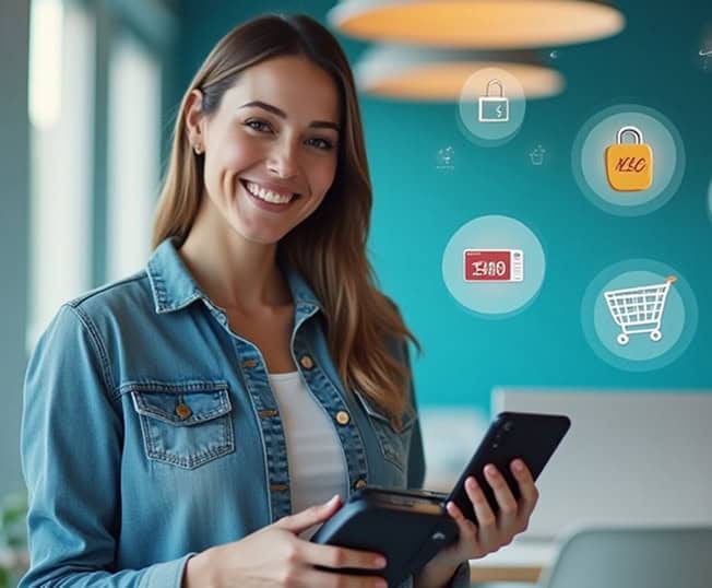 Secure mobile payment processing with Host Merchant Services for small businesses.