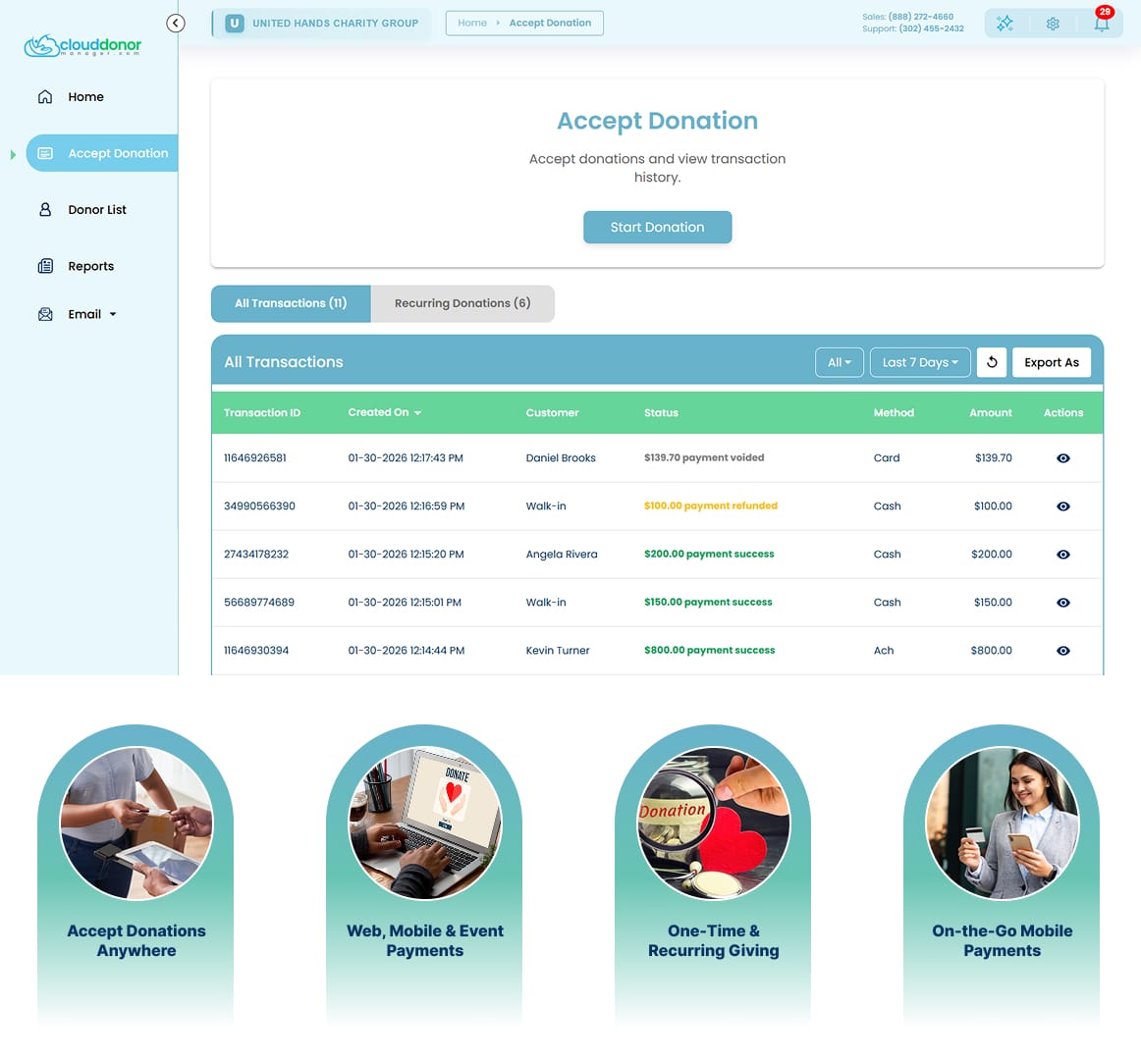 Powerful Payment Tools Built for Non Profits