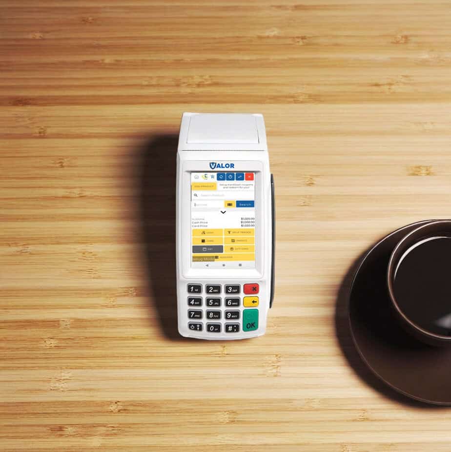 Contactless payment terminal for Host Merchant Services, offering secure merchant payment solutions.