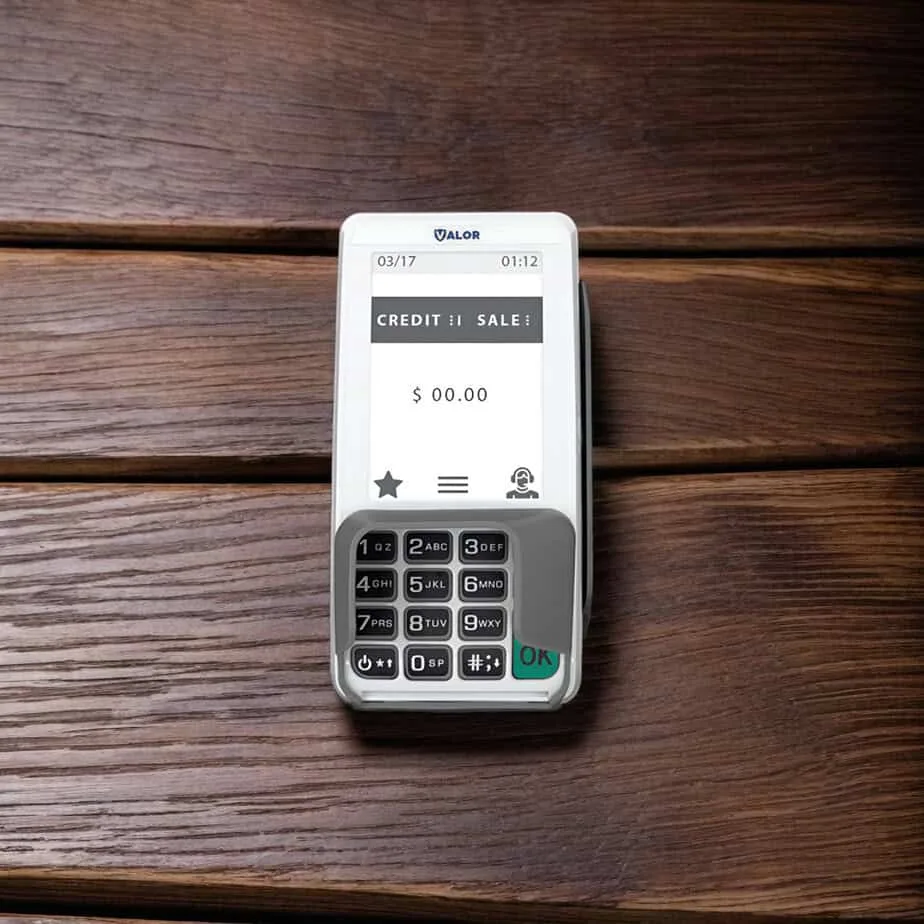 Contactless payment terminal for Host Merchant Services, ideal for seamless transactions.