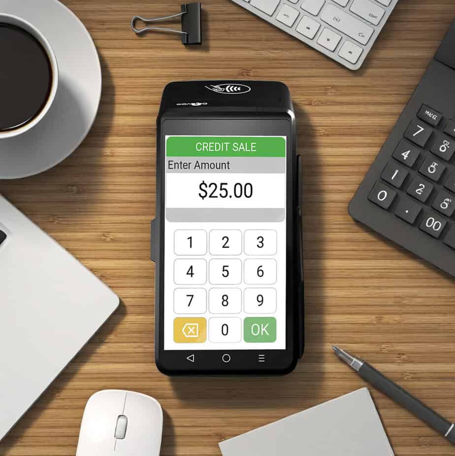 Secure mobile credit card payment processing with Host Merchant Services.
