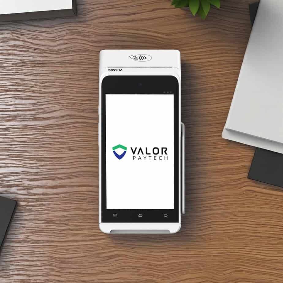 Contactless payment terminal for Host Merchant Services and Valor Paytech.
