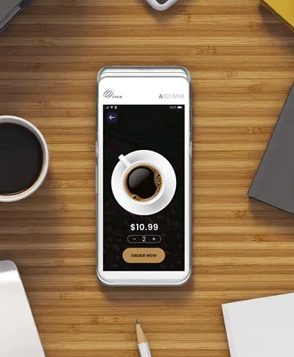 Mobile payment processing with Host Merchant Services on a smartphone.