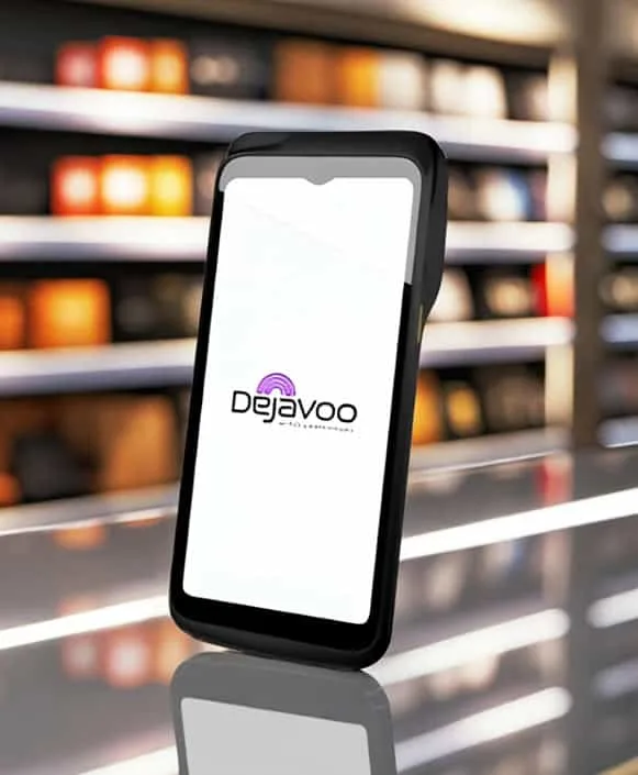 Mobile payment processing device showcasing Host Merchant Services solutions for businesses.