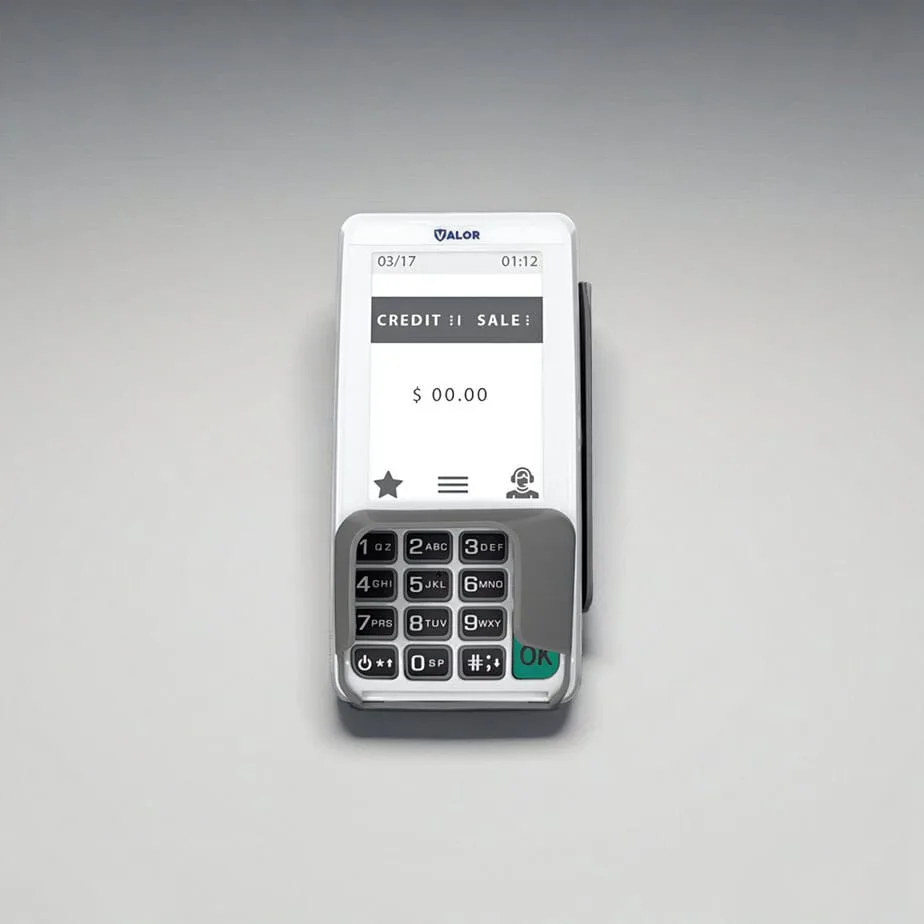 Secure payment terminal for Host Merchant Services payment solutions.