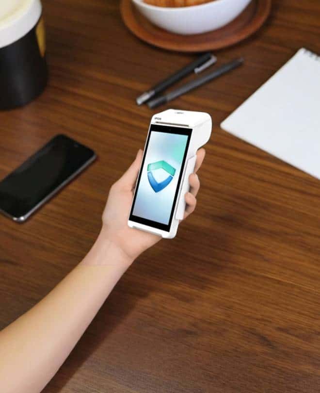 Secure payment processing with Host Merchant Services on mobile device.