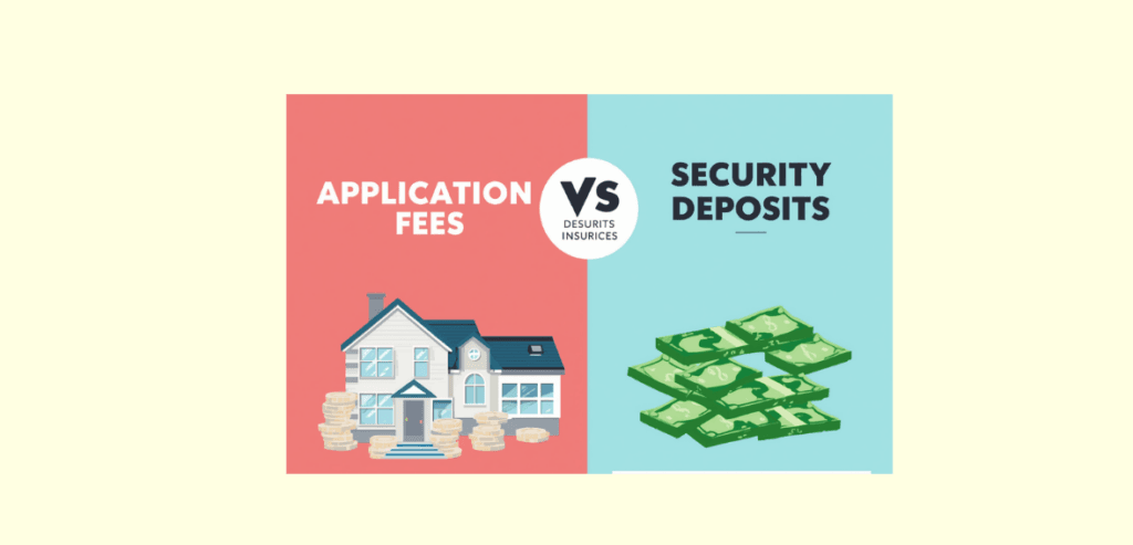 Difference between Application Fees and Security Deposits