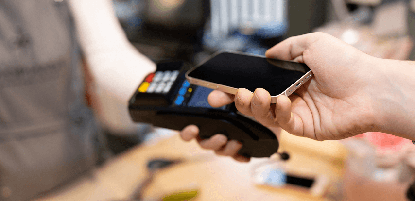 Mobile payment processing on smartphones at Host Merchant Services.