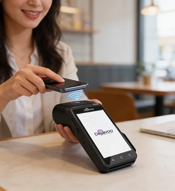 Mobile payment processing with a card reader and smartphone for seamless transactions.