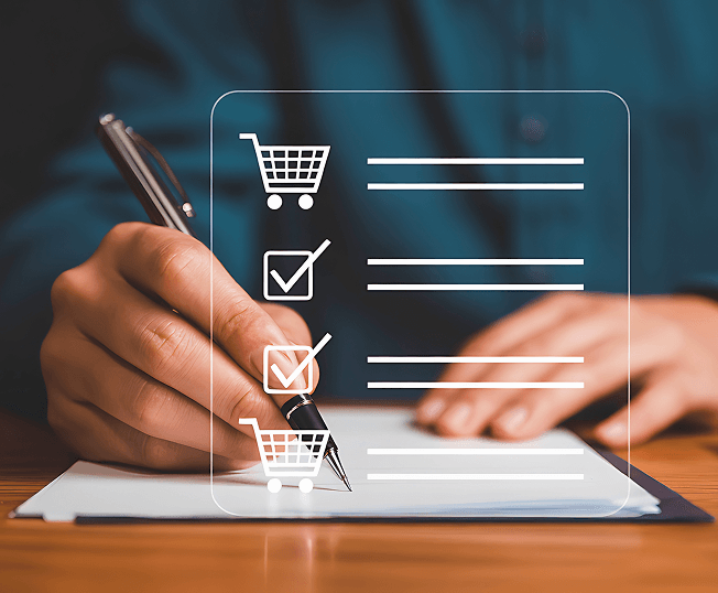 Secure online shopping cart icon illustrating e-commerce and payment solutions.