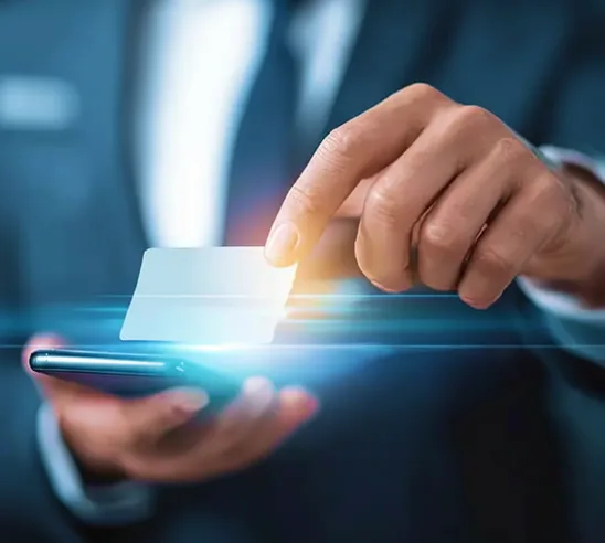 Contactless payment technology with a mobile credit card reader, digital transactions, secure POS solutions.