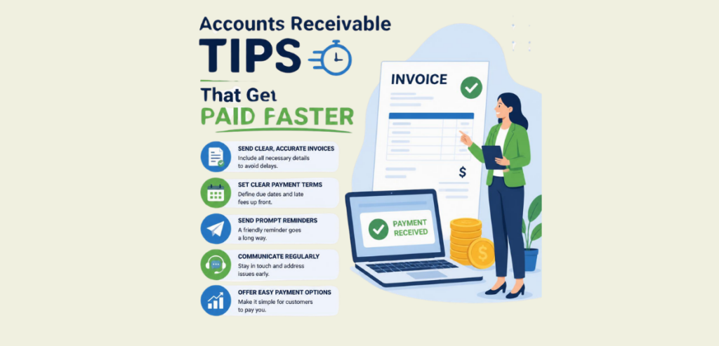 Accounts Receivable Tips That Get You Paid Faster Accounts Receivable Tips That Get You Paid Faster
