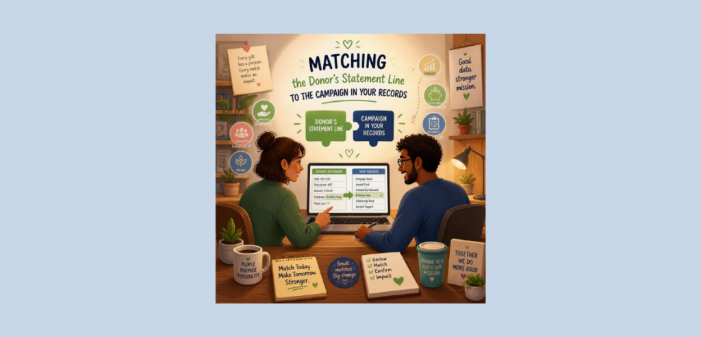 Matching the Donor’s Statement Line to the Campaign in Your Records