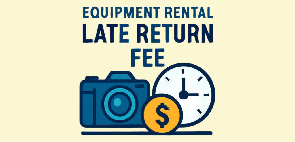 What Is an Equipment Rental Late Return Fee
