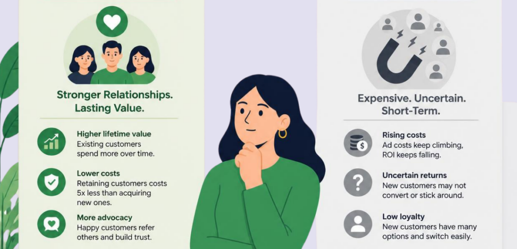 Why Customer Retention Beats Acquisition When Consumers Are Cautious