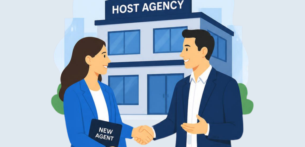 Why Most New Agents Start Under a Host Agency