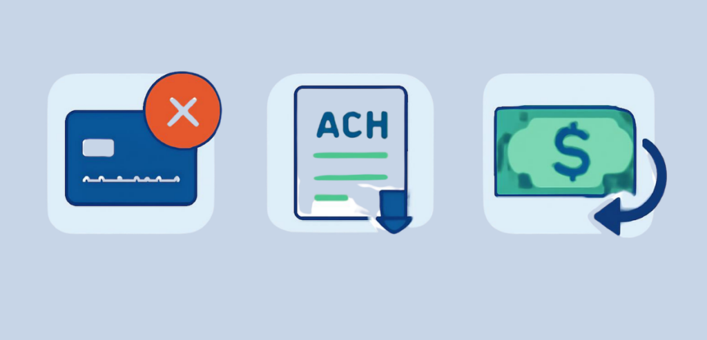Card Chargebacks vs ACH Returns vs Refunds