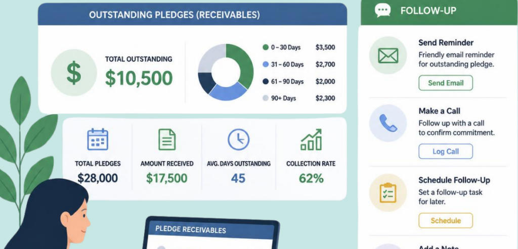 Outstanding Pledges as Receivables and Follow Up Outstanding Pledges as Receivables and Follow-Up