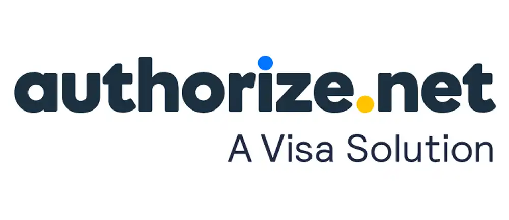 Authorize.Net payment gateway logo representing secure ecommerce and card-not-present payment processing