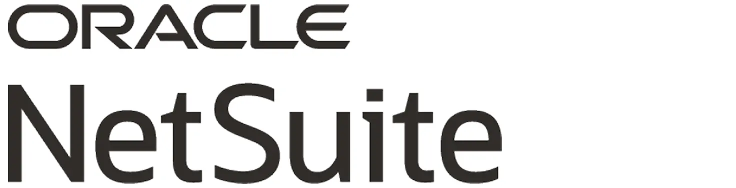 Oracle NetSuite logo for cloud ERP, financial management, inventory, CRM, and ecommerce software