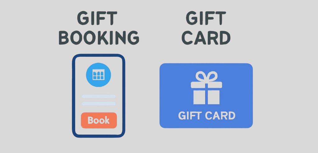 Gift Booking vs Gift Card