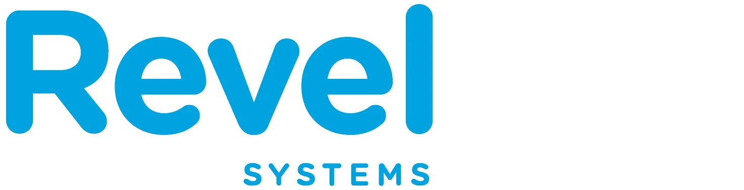 Revel Systems logo for iPad-based point-of-sale software for restaurants and multi-location retailers