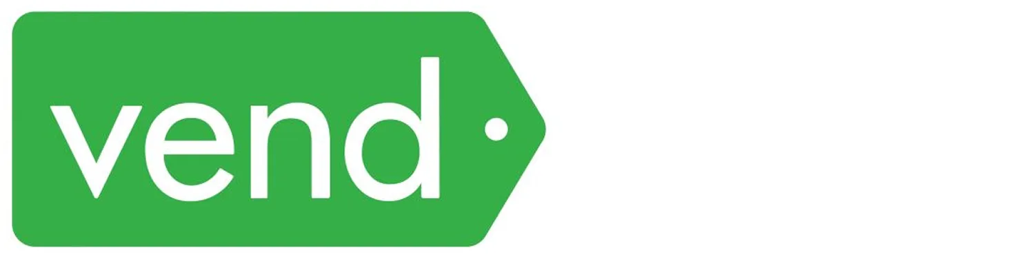 VendPOS logo for retail point-of-sale, inventory management, customer profiles, and reporting software