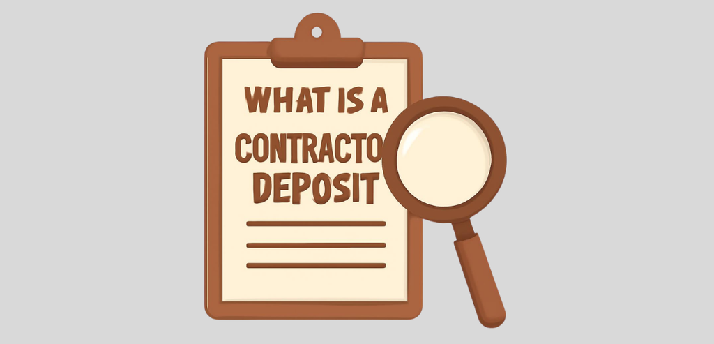 What Is a Contractor Deposit What Is a Contractor Deposit