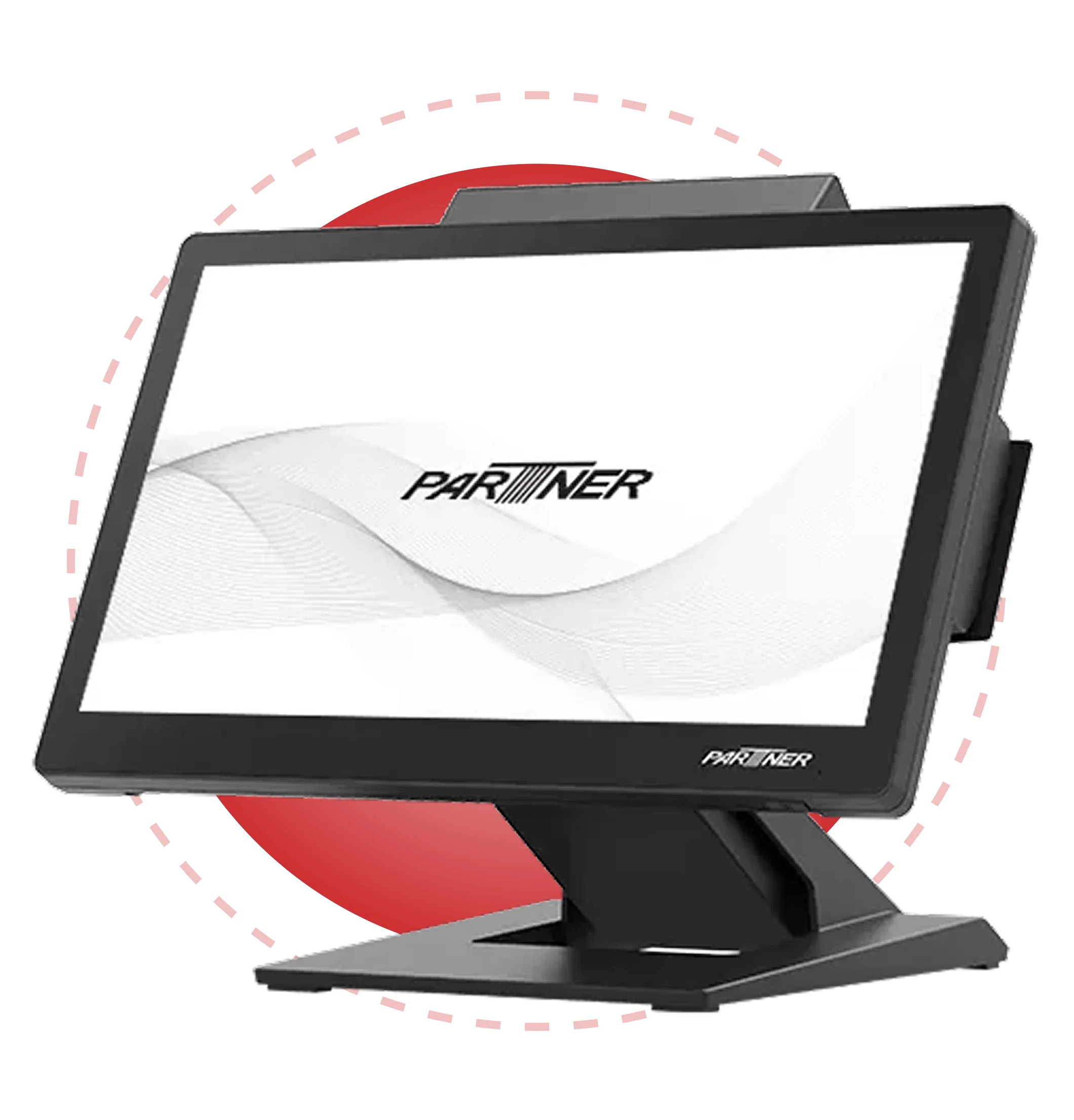 Partner Tech Joy J14 all-in-one POS terminal with 14-inch touchscreen for retail checkout and payment processing