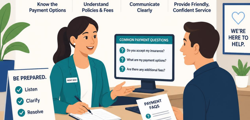 Prepare the Front Desk for More Payment Questions Prepare the Front Desk for More Payment Questions