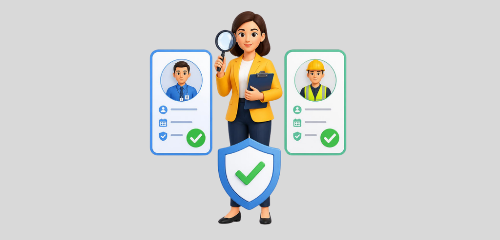 Verify employee and contractor details Verify employee and contractor details